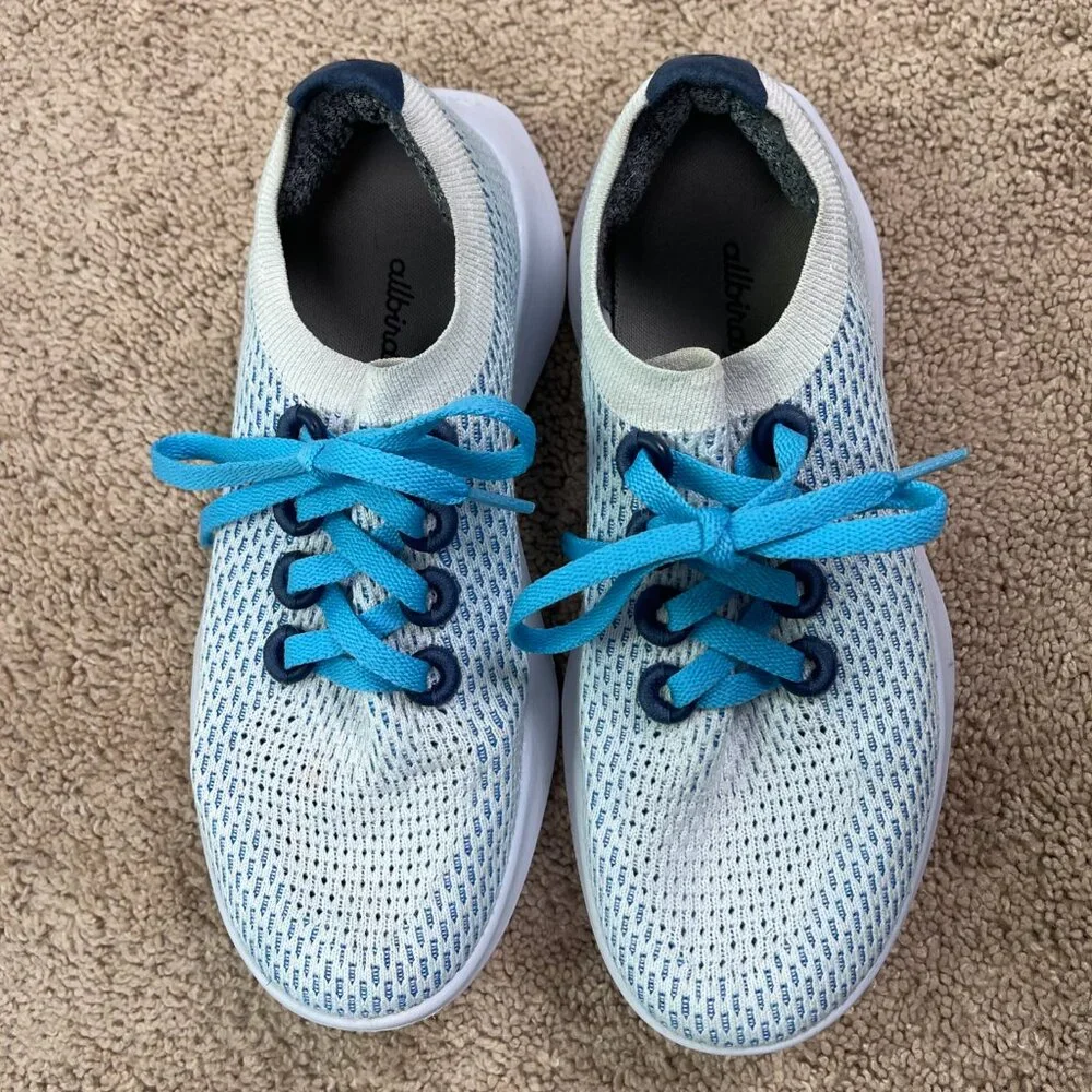 Allbirds Sneakers Womens 8 Blue Tree Dasher Casual Travel Lightweight Shoe - Picture 2 of 7